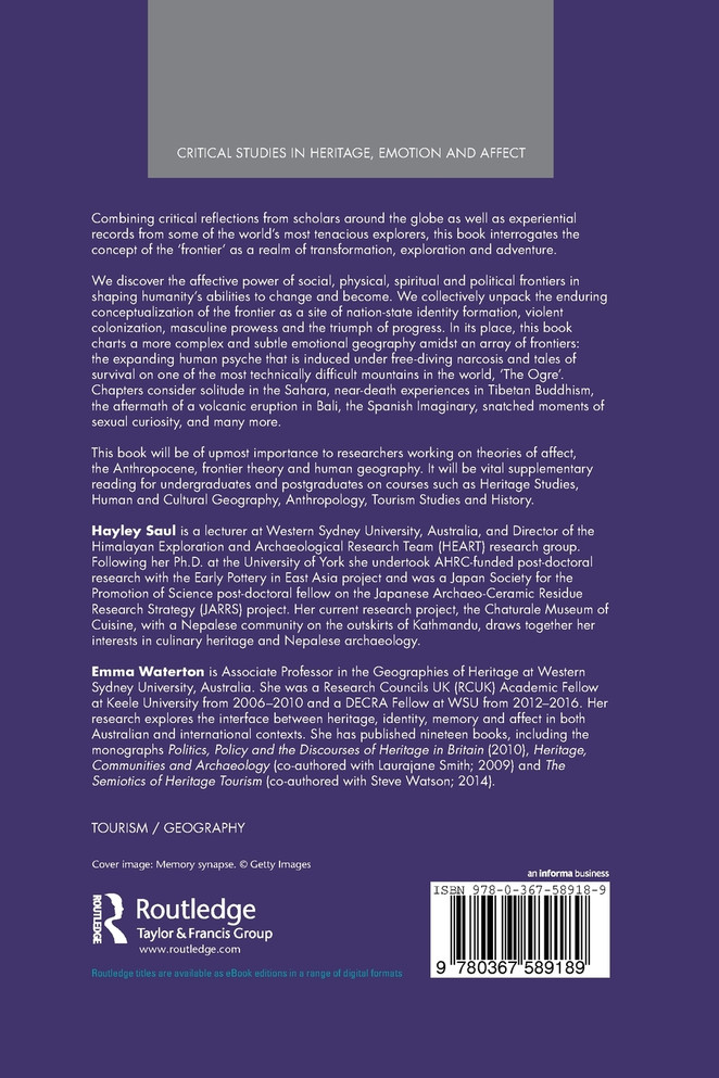 Affective Geographies of Transformation, Exploration and Adventure
