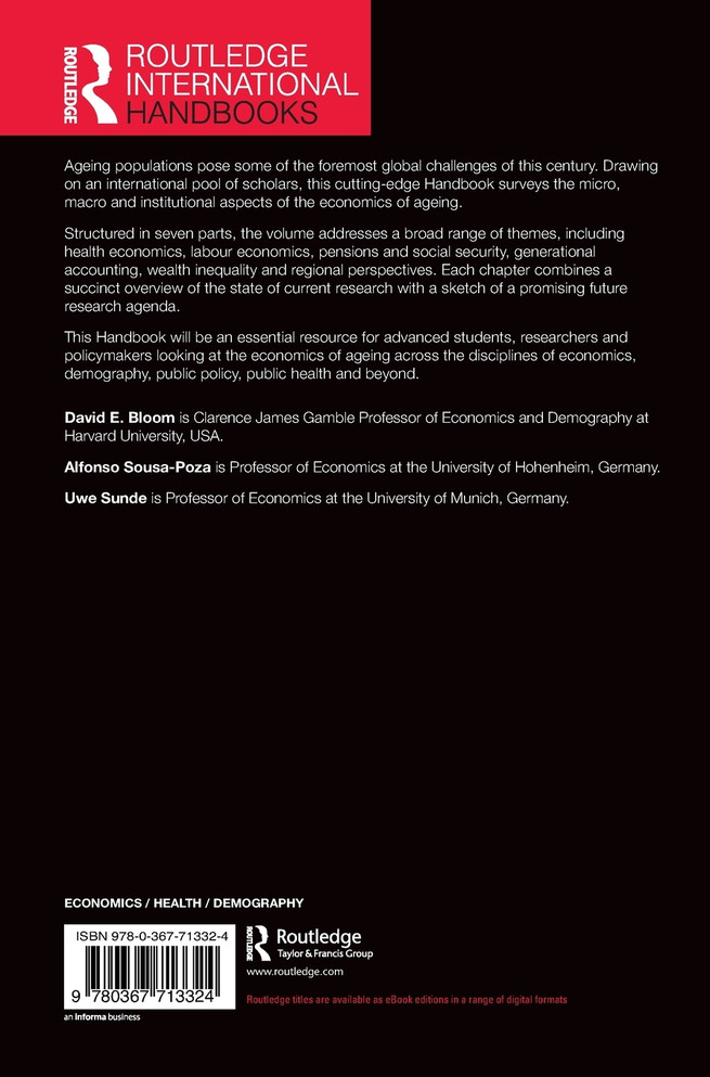 The Routledge Handbook of the Economics of Ageing