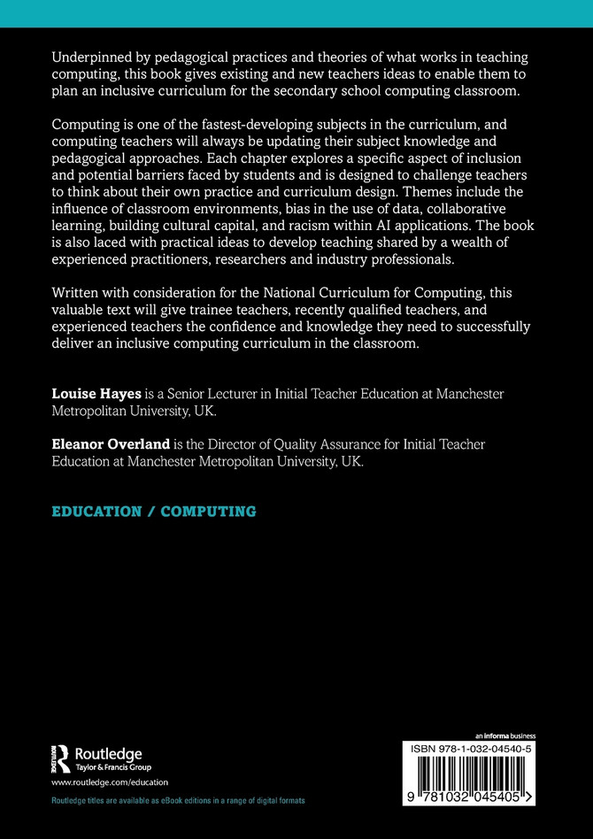 Inclusive Computing Education in the Secondary School