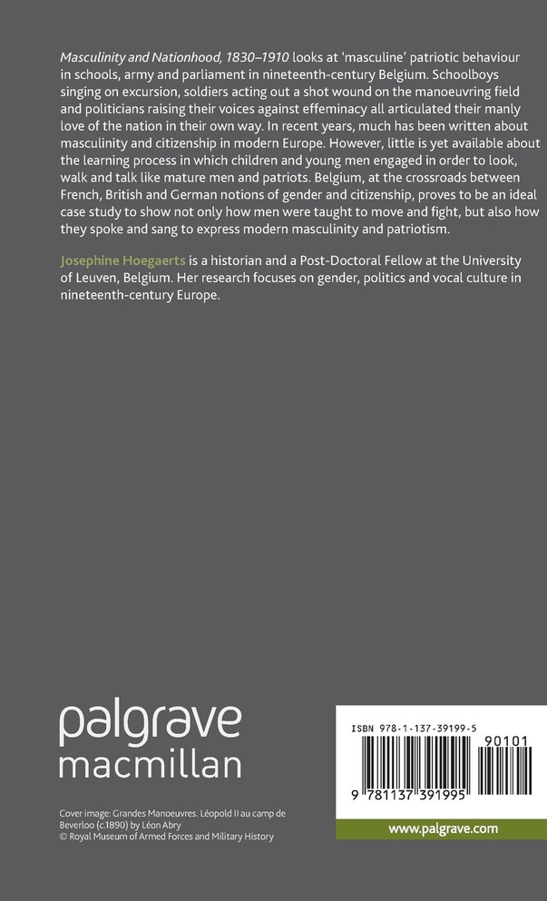 Masculinity and Nationhood, 1830-1910