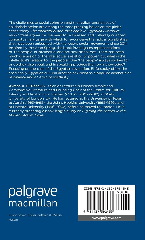 The Intellectual and the People in Egyptian Literature and Culture