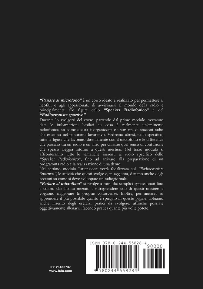 Parlare al microfono - Corso di Speaker Radiofonico e di Radiocronista Sportivo