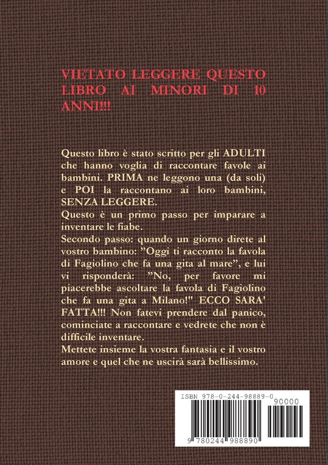 LE FAVOLE DI FAGIOLINO SCOREGGINO
