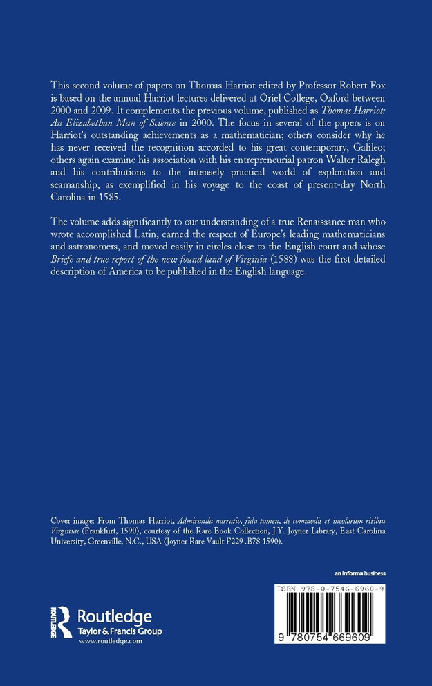 Thomas Harriot and His World