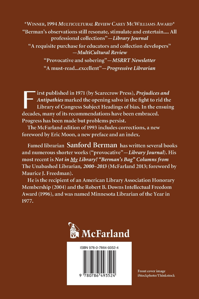 Prejudices and Antipathies