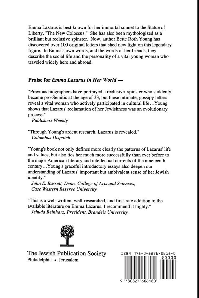 Emma Lazarus in Her World