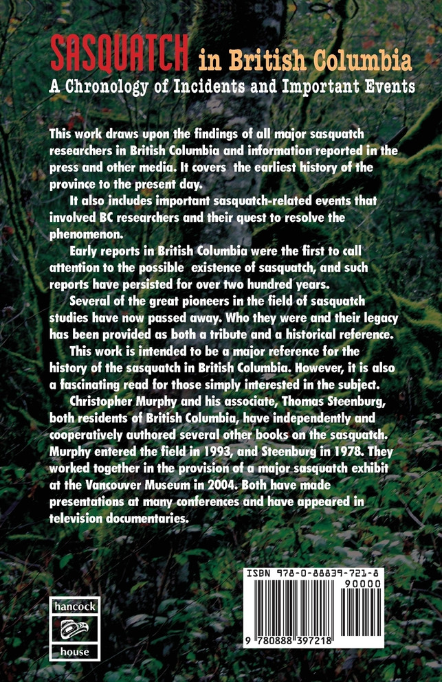 Sasquatch in British Columbia