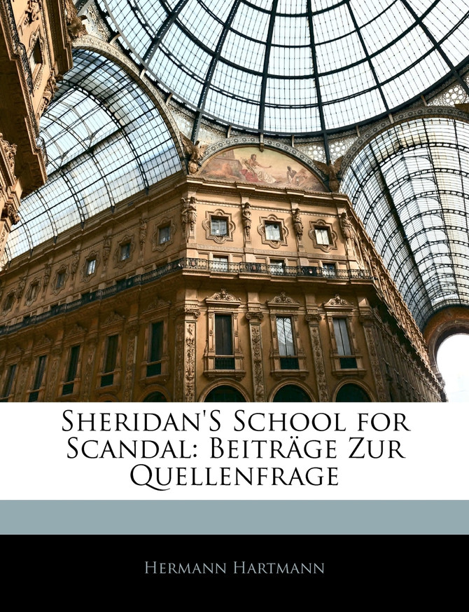 Sheridan'S School for Scandal