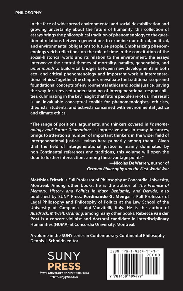 Phenomenology and Future Generations