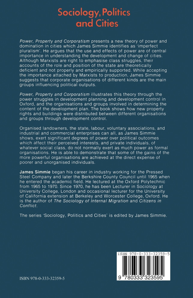 Power, Property and Corporatism