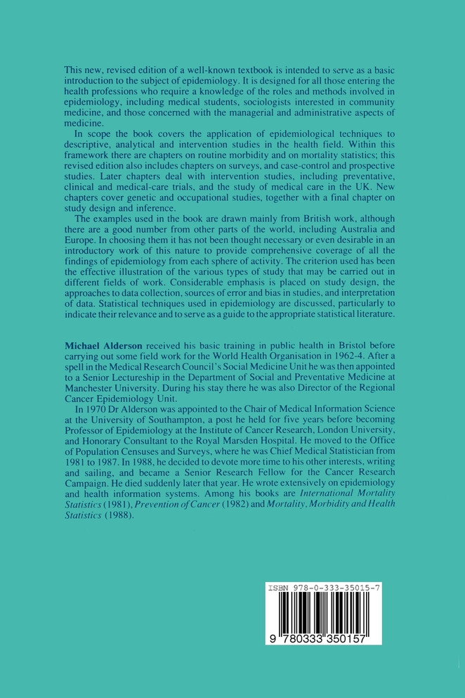 An Introduction to Epidemiology