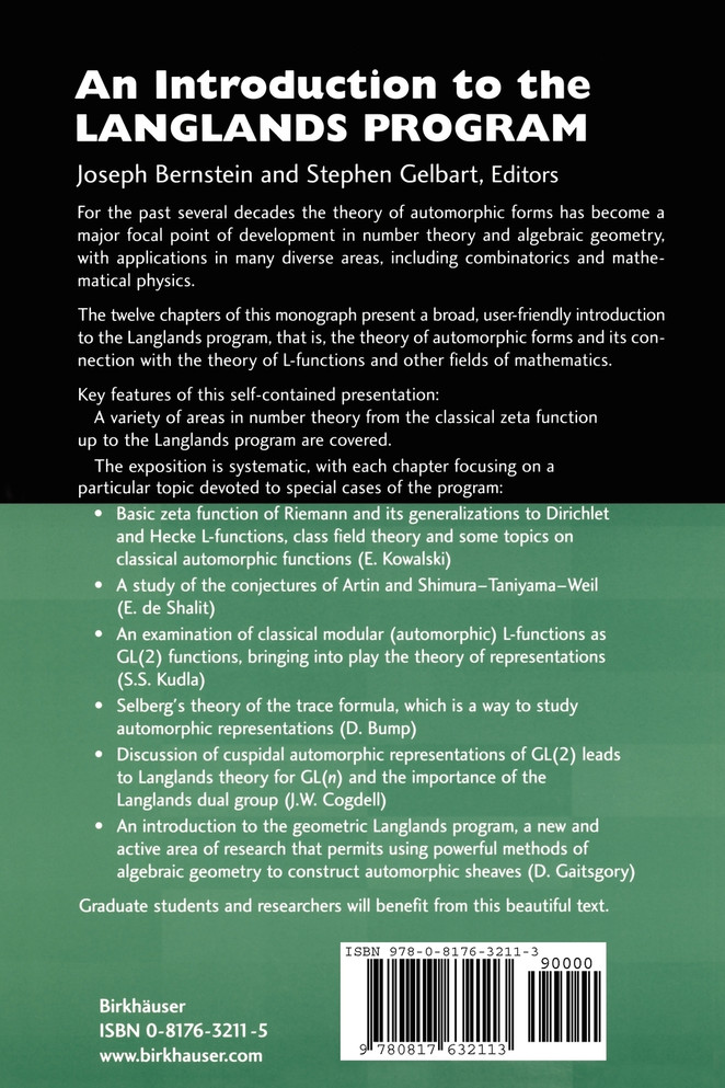 An Introduction to the Langlands Program