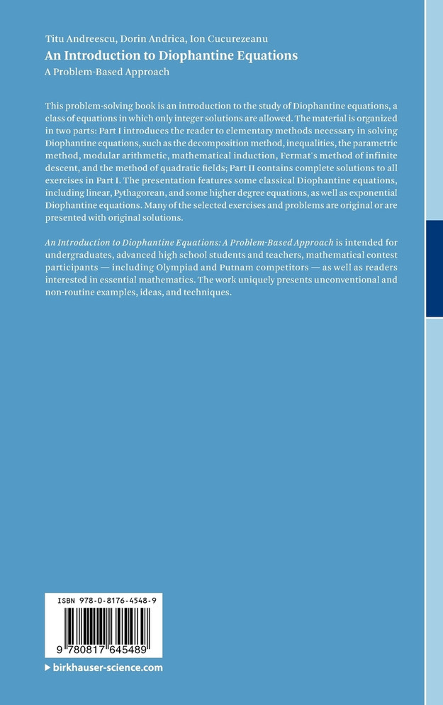 An Introduction to Diophantine Equations
