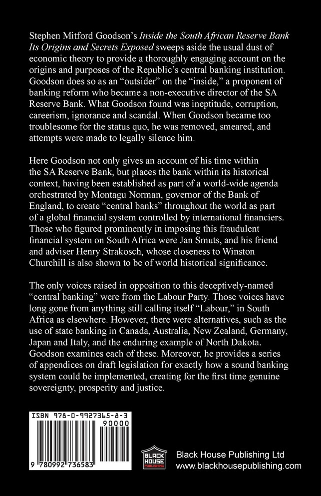 Inside the South African Reserve Bank - Its Origins and Secrets Exposed