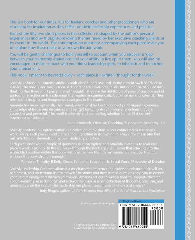 Weekly Leadership Contemplations