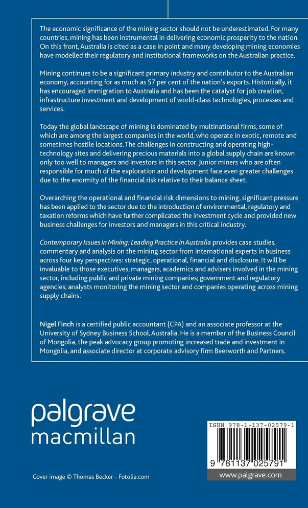 Contemporary Issues in Mining