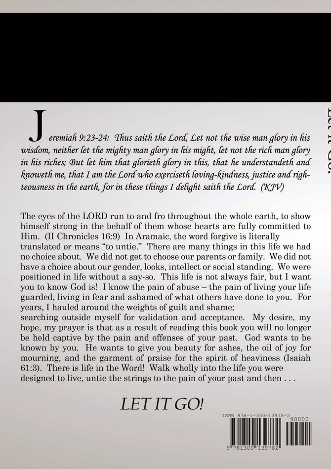 Let it Go!  Healing the Wound of Unforgiveness and Destroying the Root of Bitterness