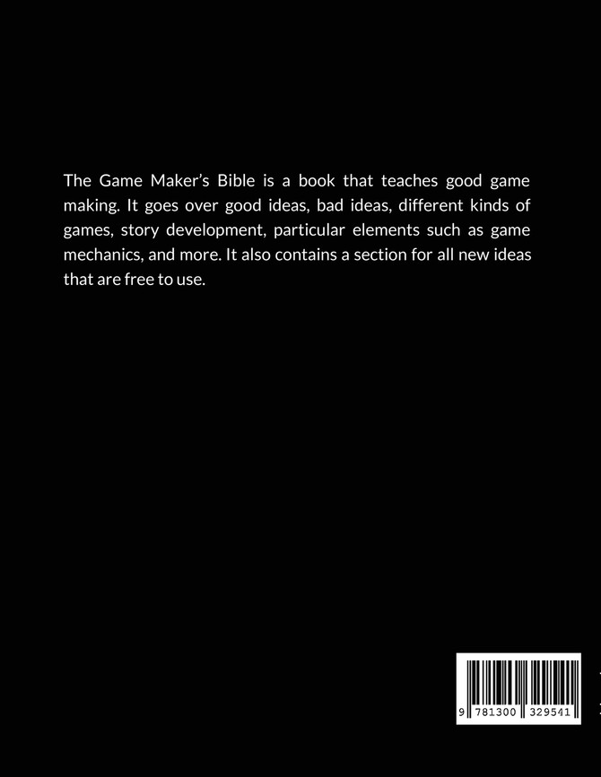 The Game Maker's Bible