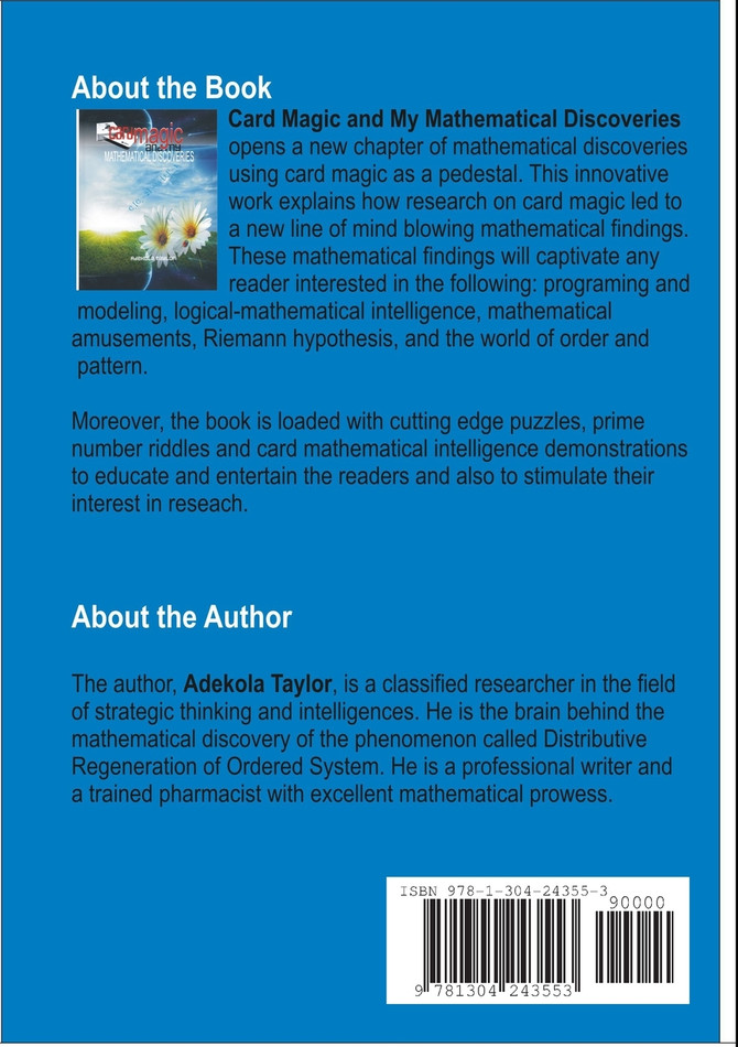 Card Magic and My Mathematical Discoveries