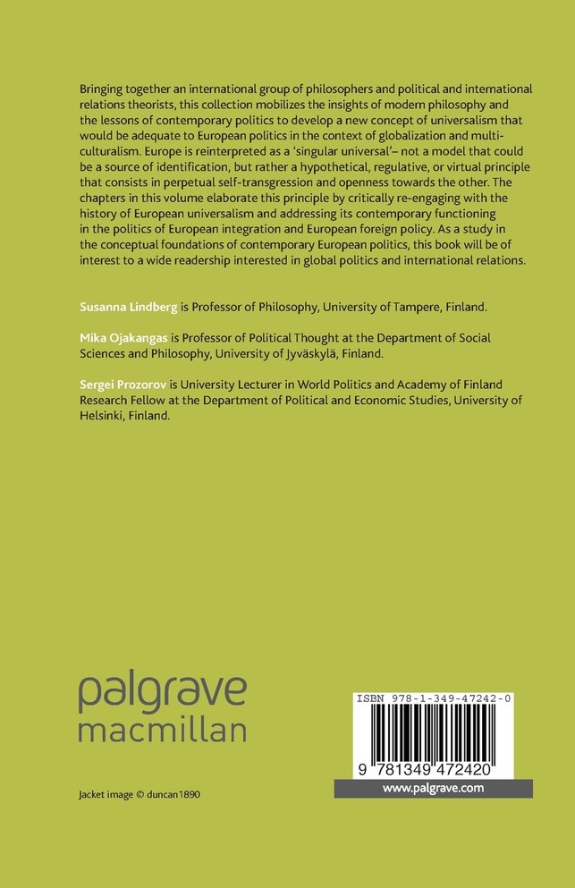 Europe Beyond Universalism and Particularism