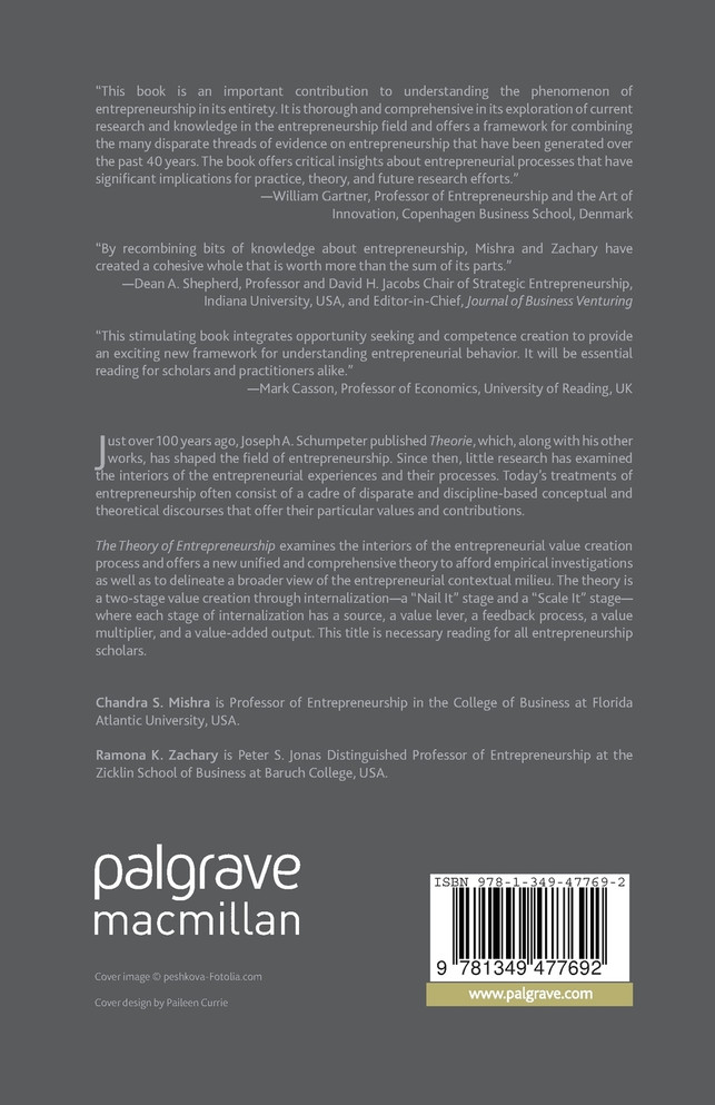 The Theory of Entrepreneurship