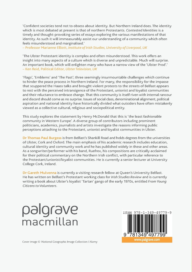 The Contested Identities of Ulster Protestants