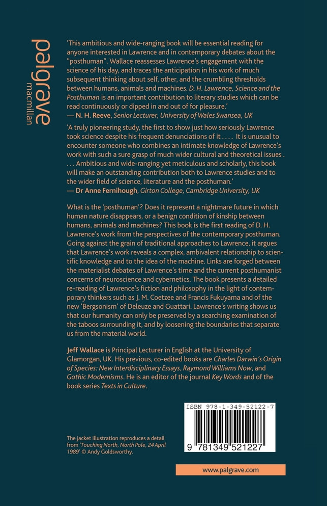 D.H. Lawrence, Science and the Posthuman