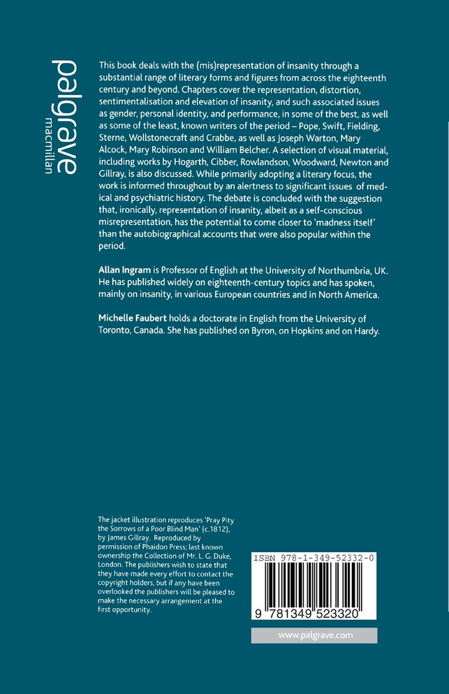 Cultural Constructions of Madness in Eighteenth-Century Writing
