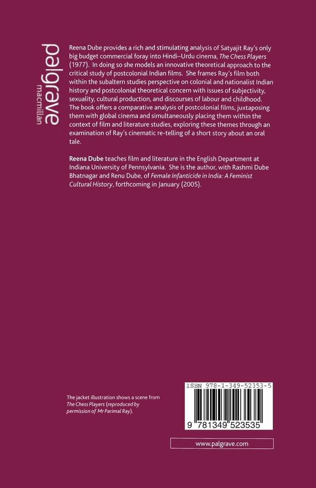 Satyajit Ray's The Chess Players and Postcolonial Film Theory