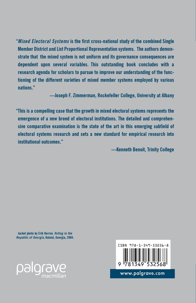 Mixed Electoral Systems