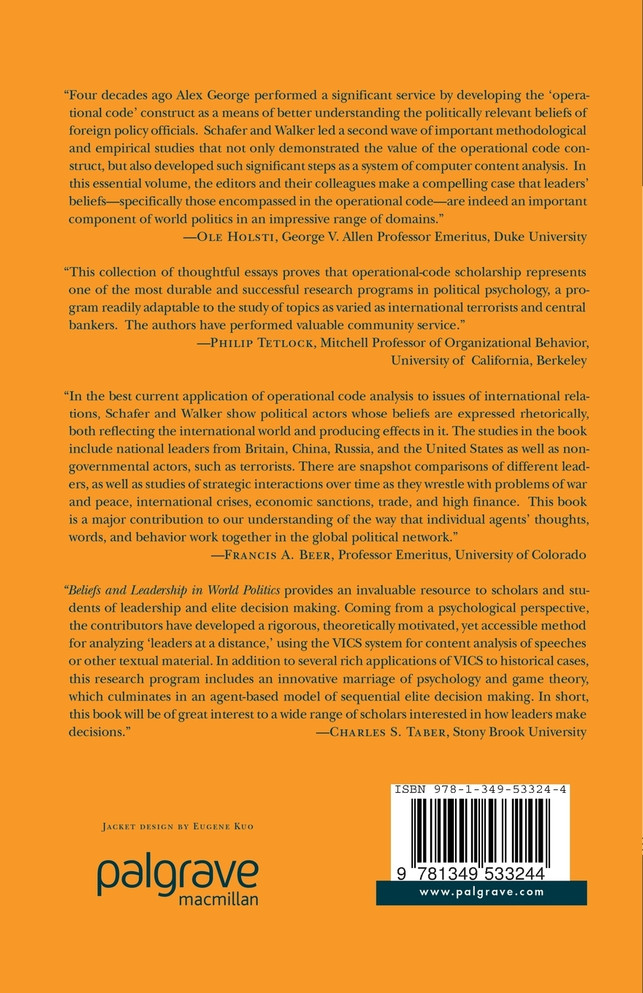 Beliefs and Leadership in World Politics