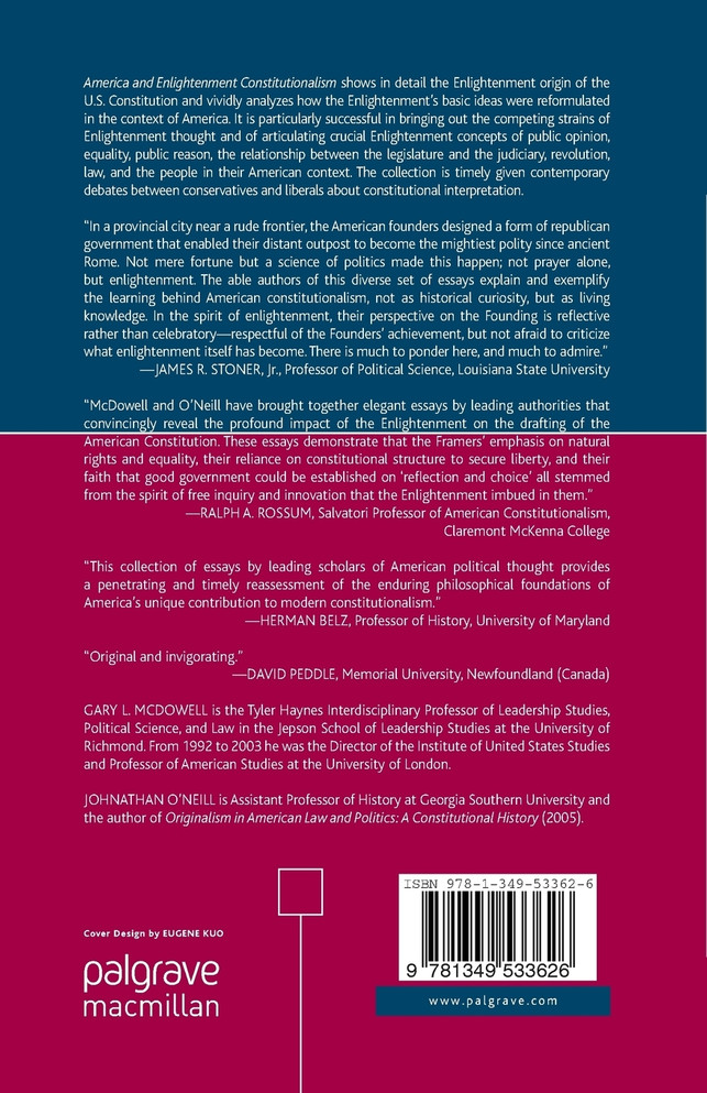 America and Enlightenment Constitutionalism
