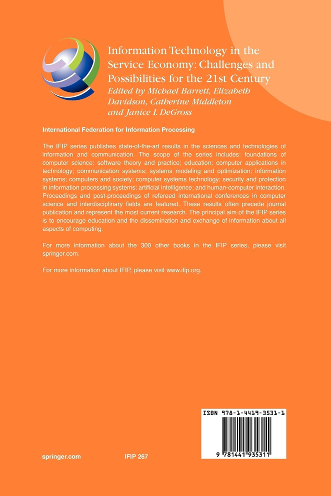 Information Technology in the Service Economy