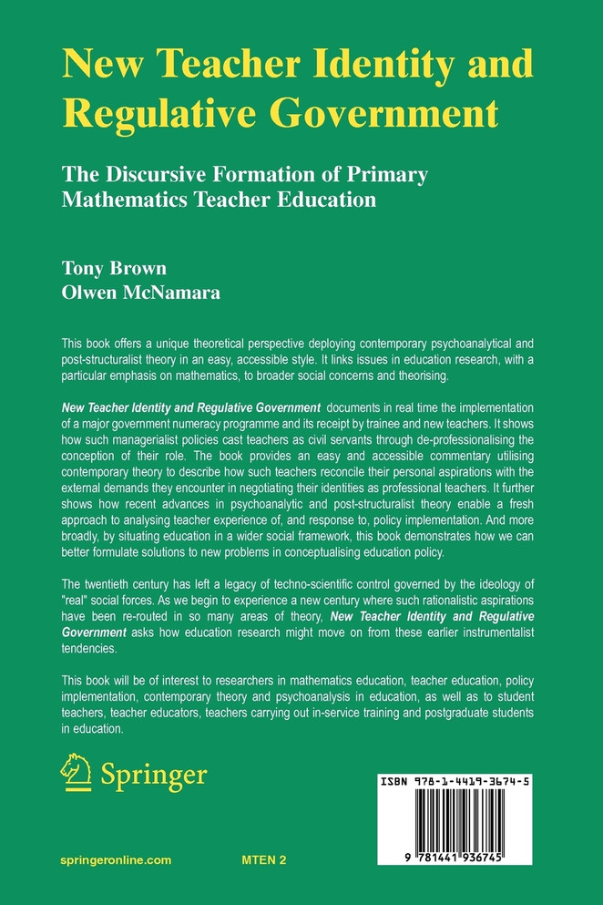 New Teacher Identity and Regulative Government