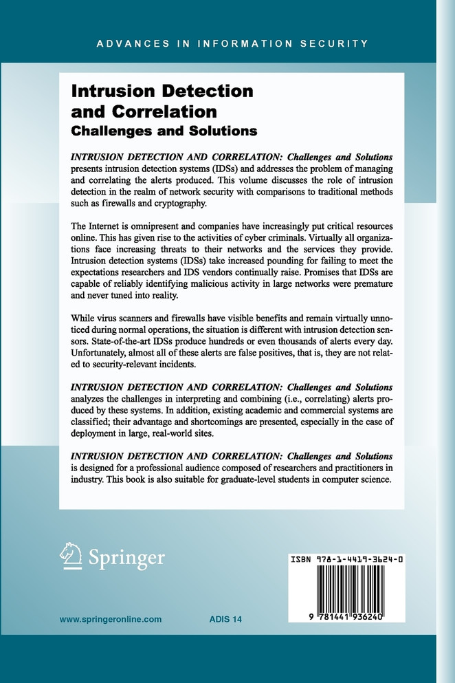 Intrusion Detection and Correlation