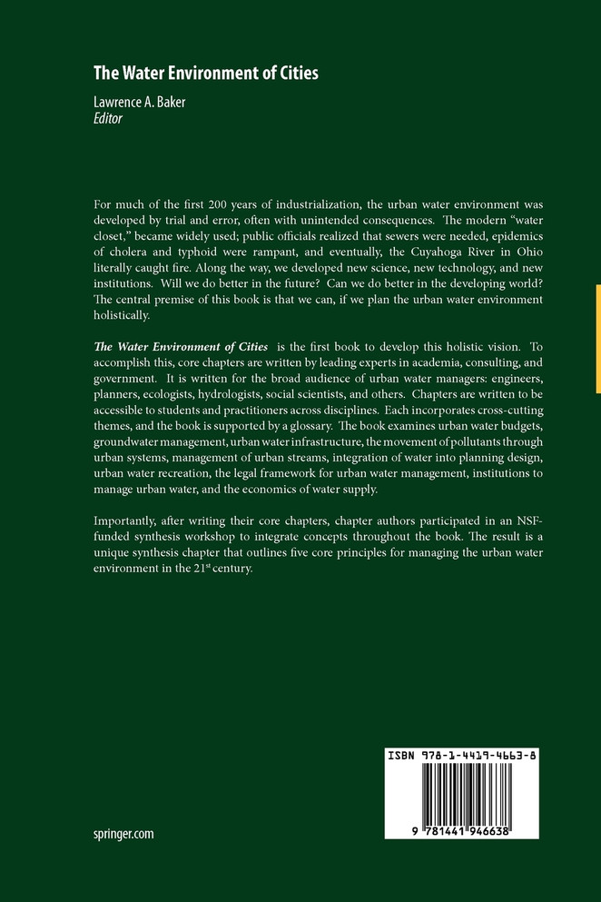 The Water Environment of Cities