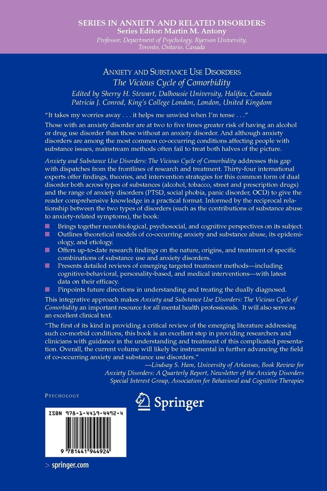 Anxiety and Substance Use Disorders