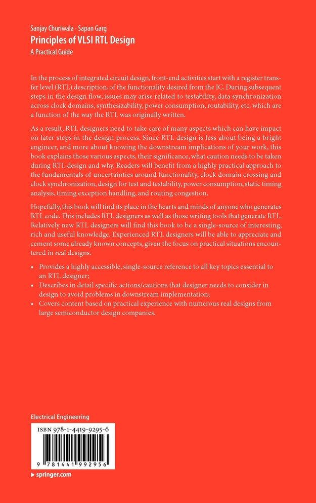 Principles of VLSI RTL Design