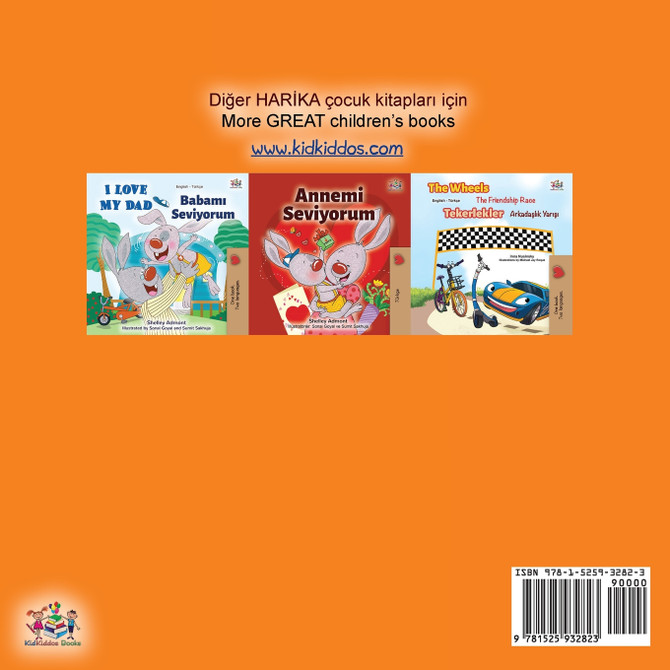 I Love to Share (Turkish English Bilingual Book for Children)