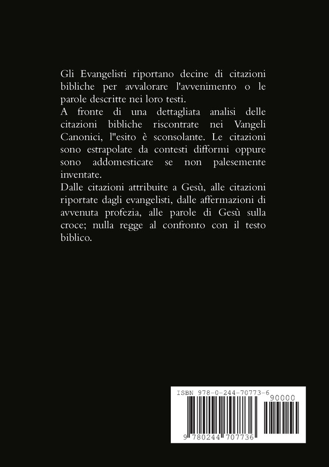 Le false citazioni dei Vangeli