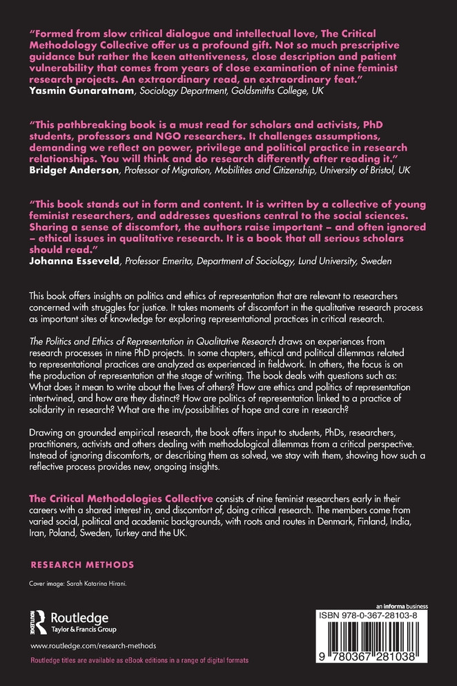 The Politics and Ethics of Representation in Qualitative Research