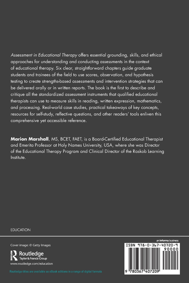 Assessment in Educational Therapy