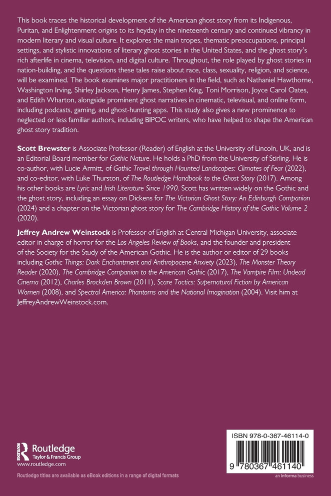 The Routledge Introduction to the American Ghost Story