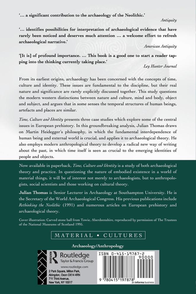 Time, Culture and Identity
