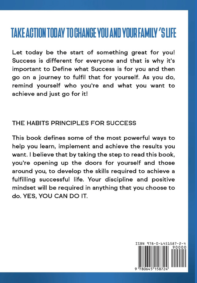 The Habits Principles For Success