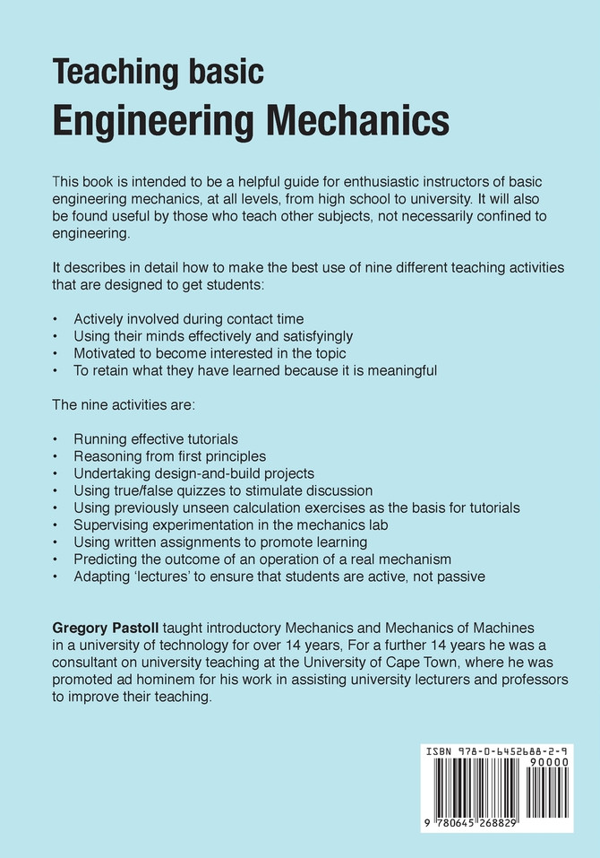 Teaching Basic Engineering mechanics for optimum student involvement