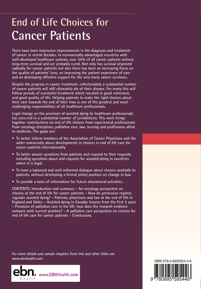 End of Life Choices for Cancer Patients