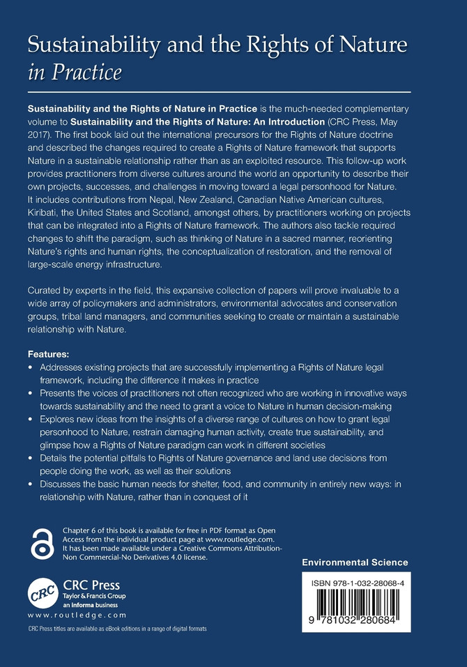 Sustainability and the Rights of Nature in Practice