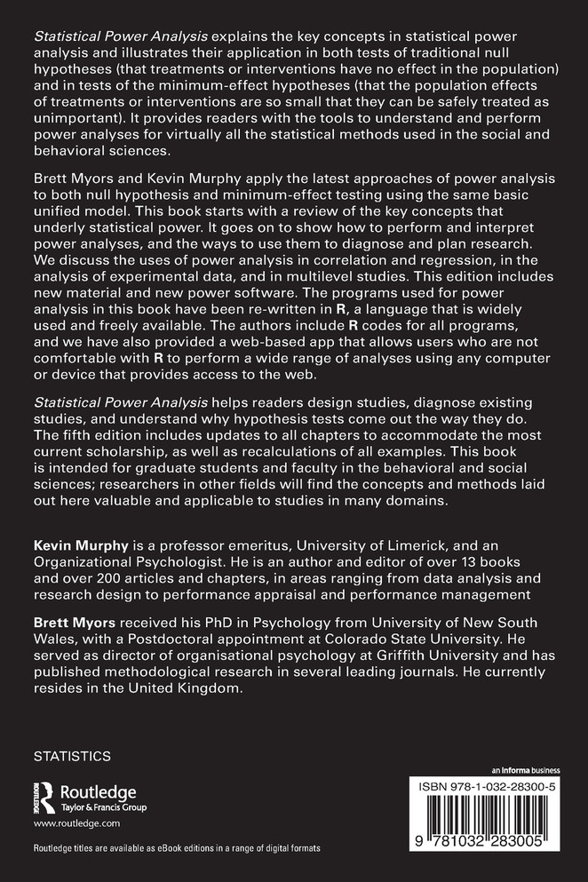 Statistical Power Analysis