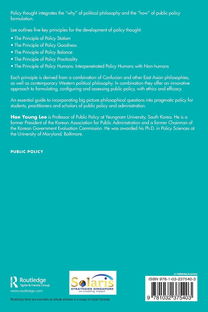 The Principles of Policy Thought